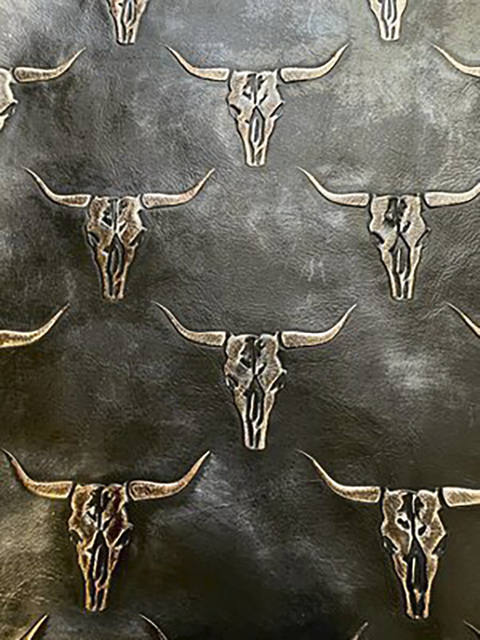 Longhorn METALLIC COFFEE material sample