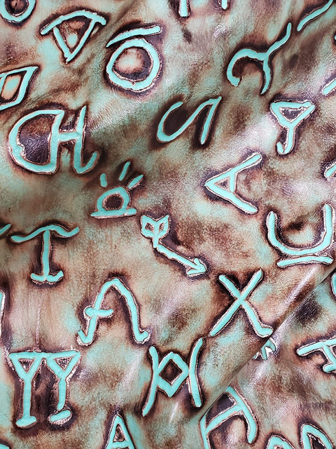 Mini Brands PLATED TURQUOISE material sample