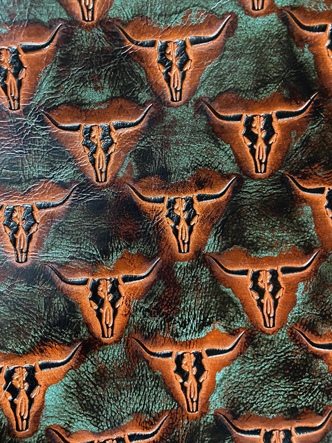 Mini Longhorn ANTIQUE material sample