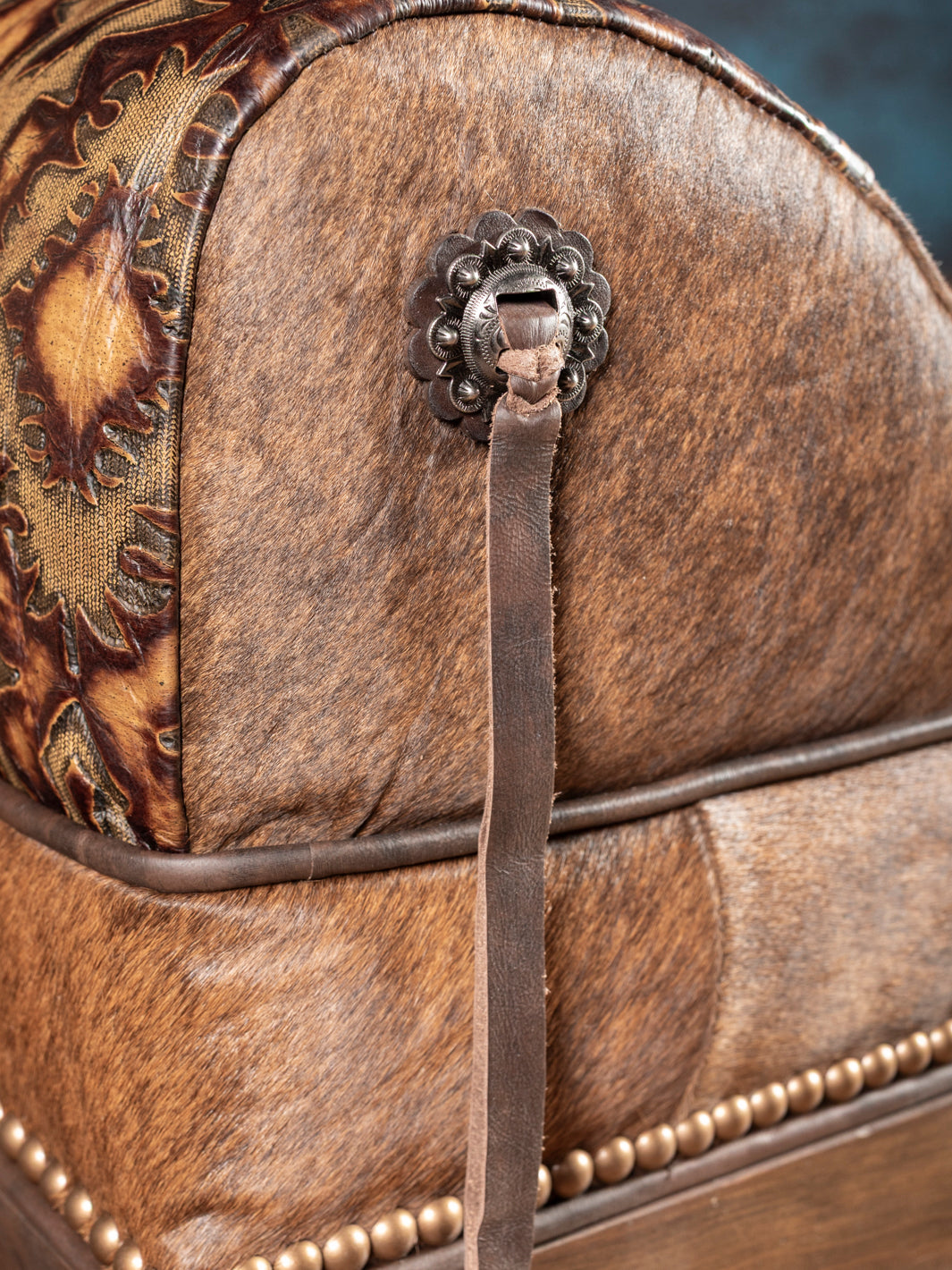 Nocona Leather Boot Bench