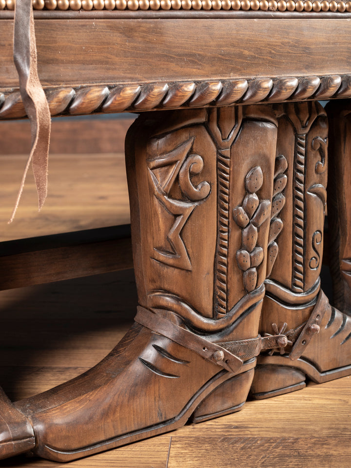 Nocona Leather Boot Bench