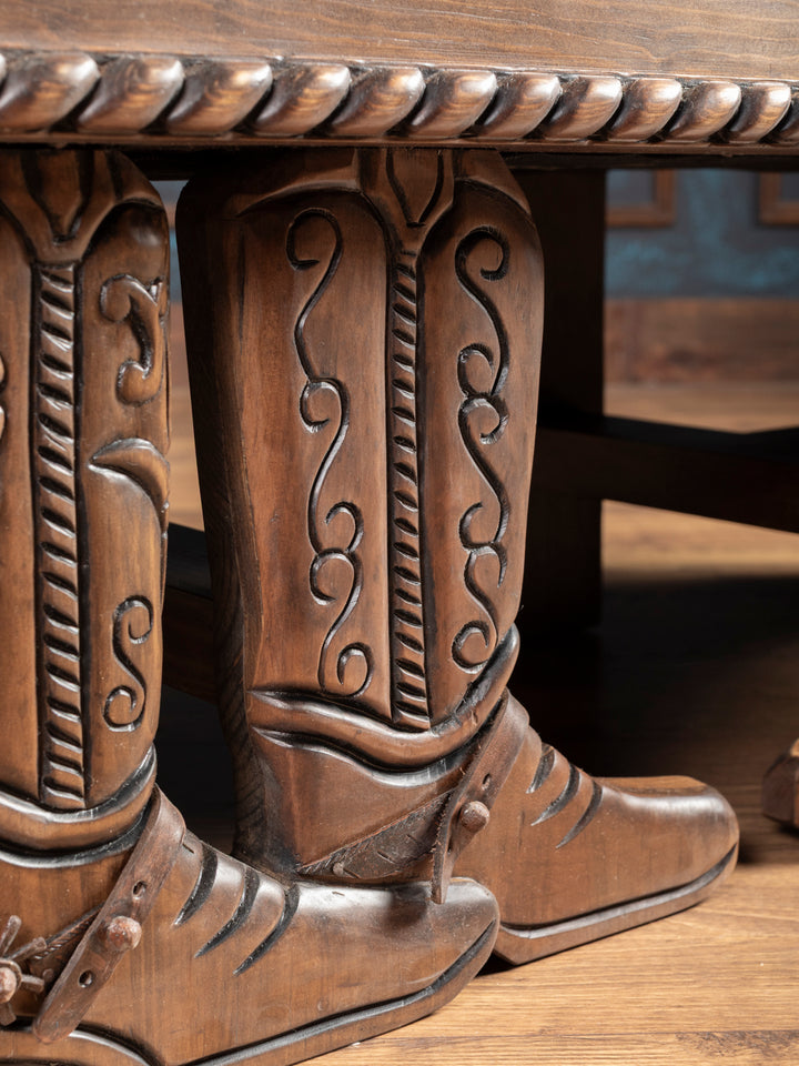 Nocona Leather Boot Bench