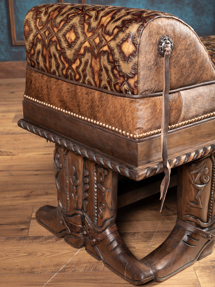 Nocona Leather Boot Bench