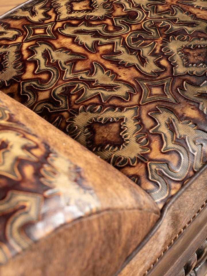 Nocona Leather Boot Bench