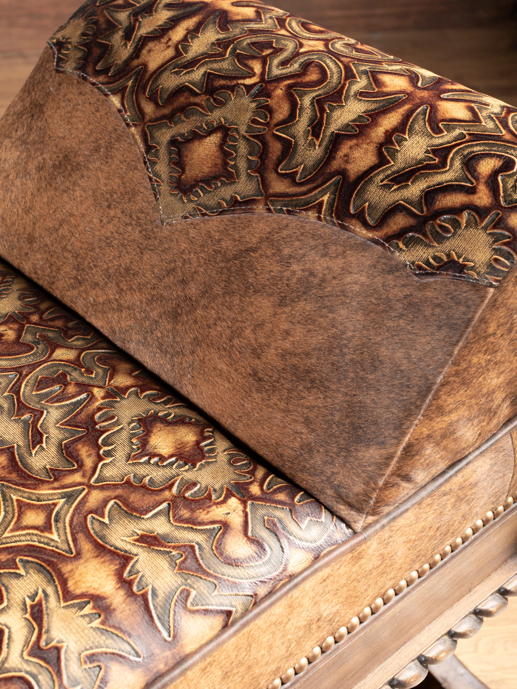 Nocona Leather Boot Bench