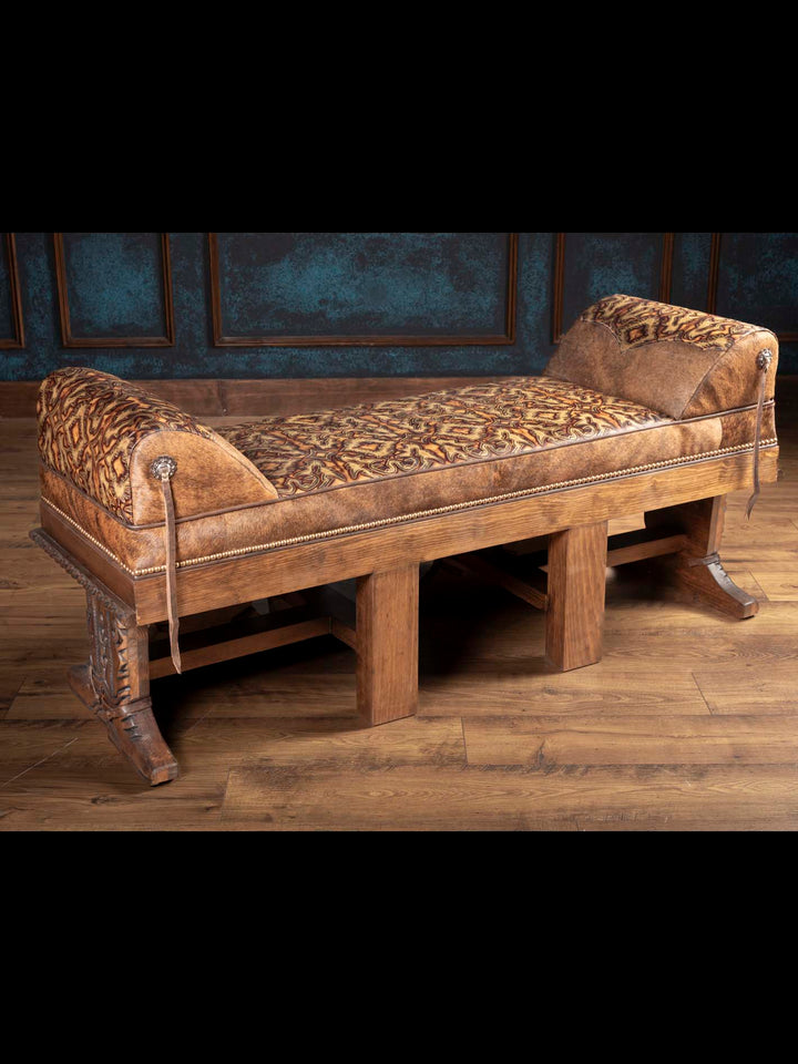 Nocona Leather Boot Bench