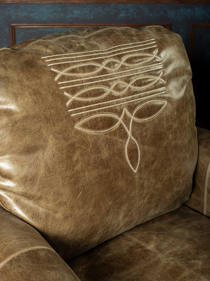 Pine Ridge Architect Leather Swivel Chair