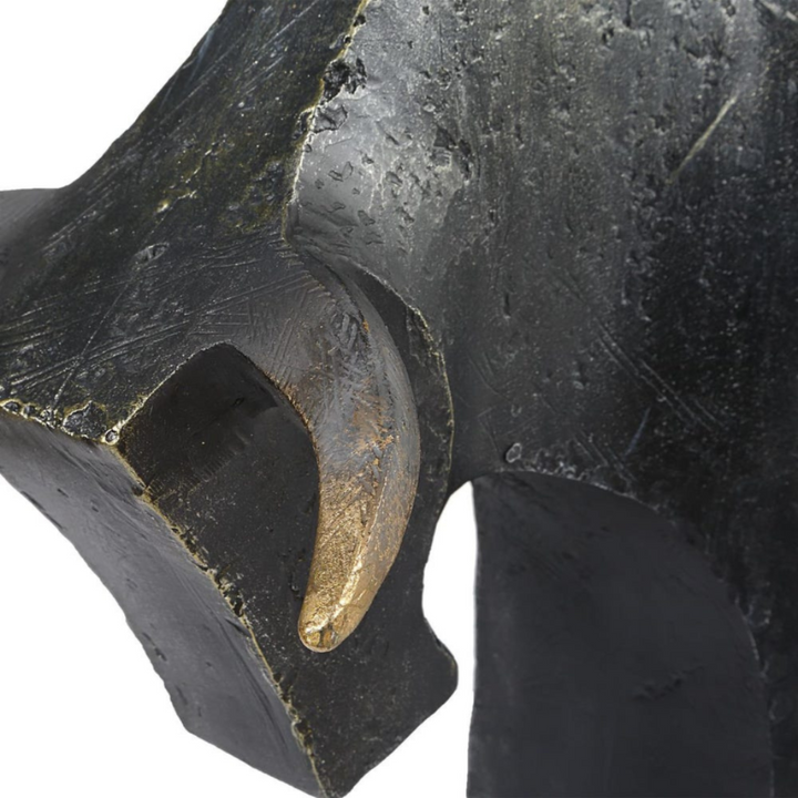 Regal Bull Sculpture - Set of Two