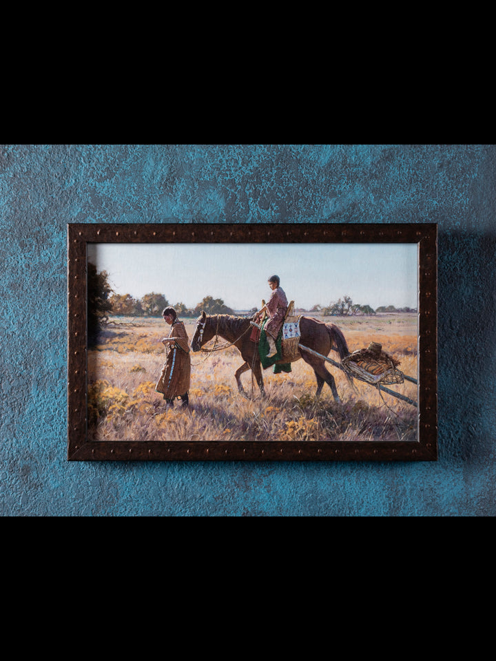 Morning Move by Martin Grelle - Framed Western Artwork