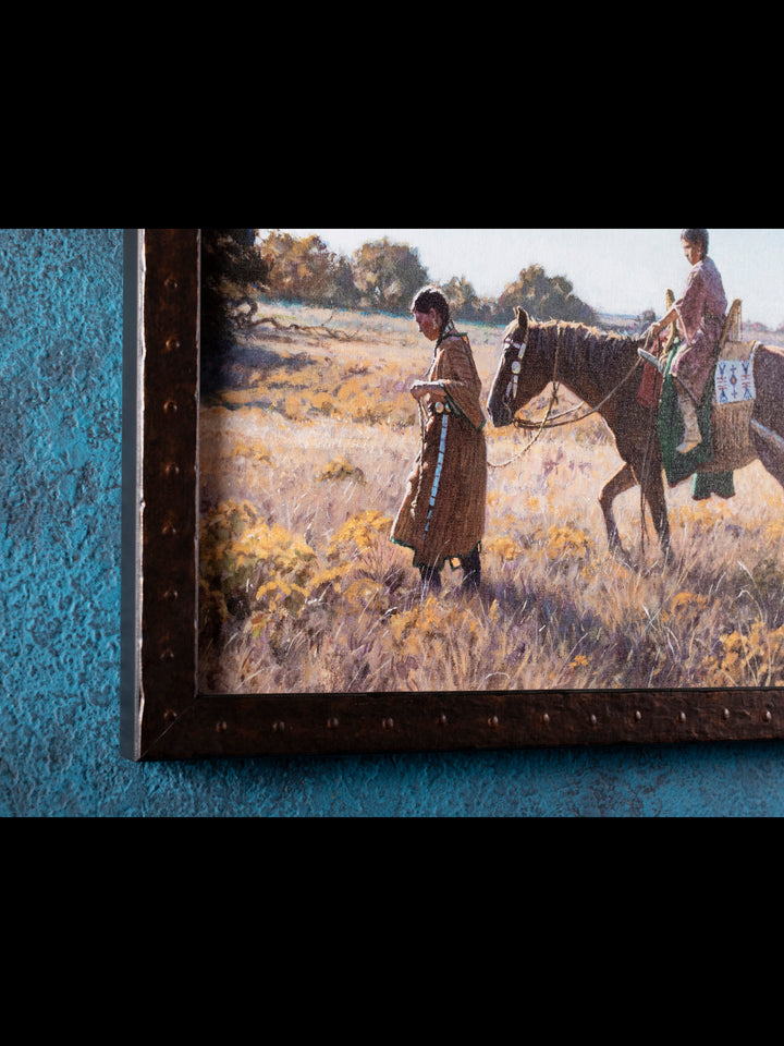 Morning Move by Martin Grelle - Framed Western Artwork