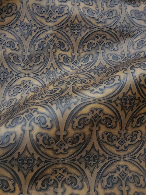 Rustic HERALDIC CHESTNUT material sample