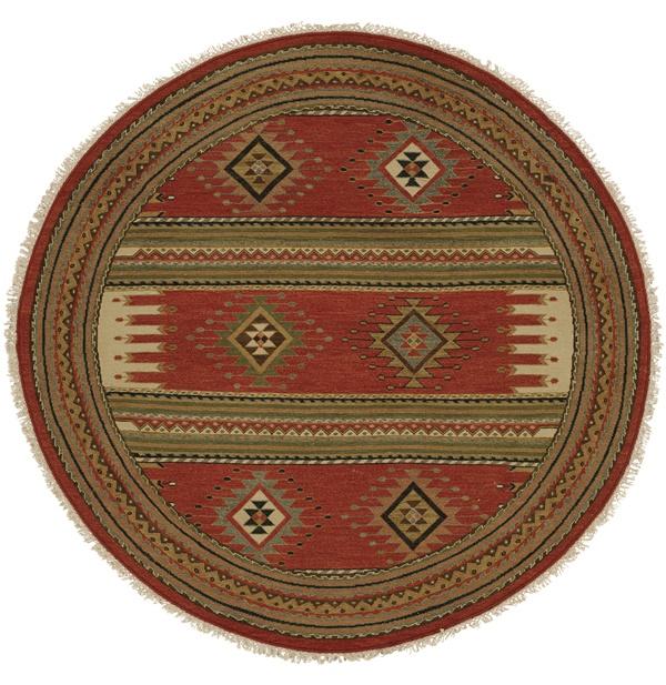Rust Soumak Weave Rug
