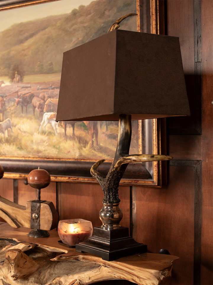 Stag Horn Table Lamp
