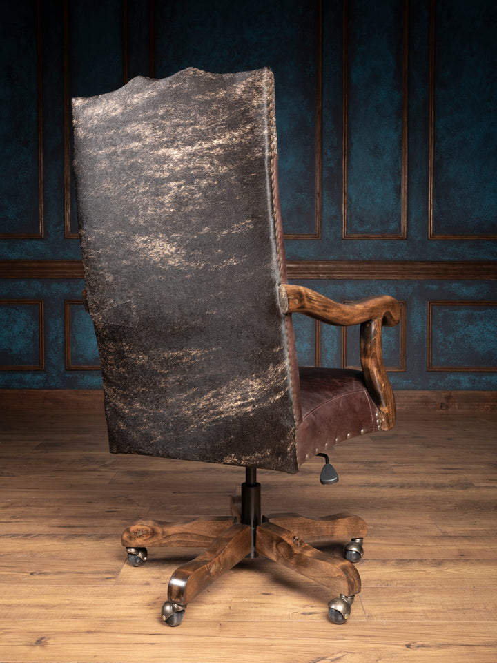 Urban Cowhide & Leather Desk Chair