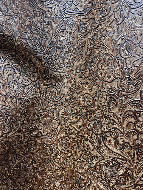 Wildflower BROWN material sample