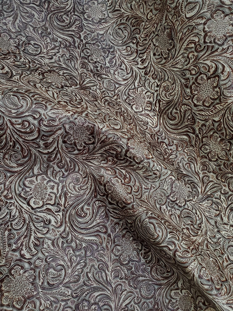 Wildflower IVORY CHOCOLATE material sample