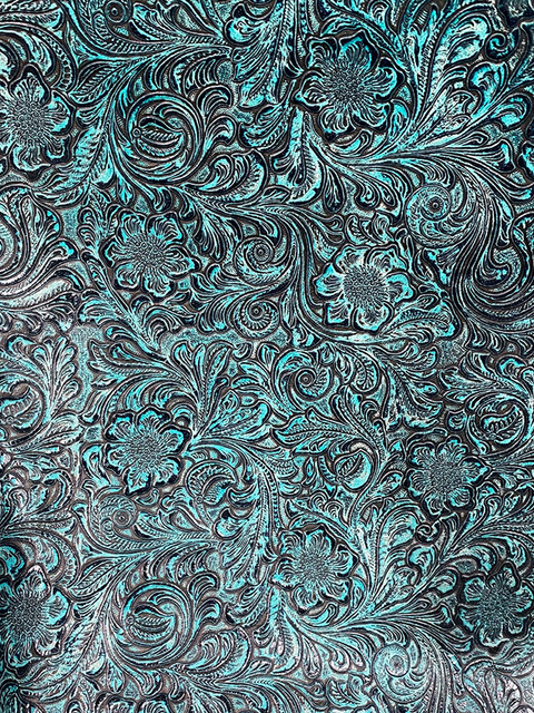 Wildflower SEA TURQUOISE material sample