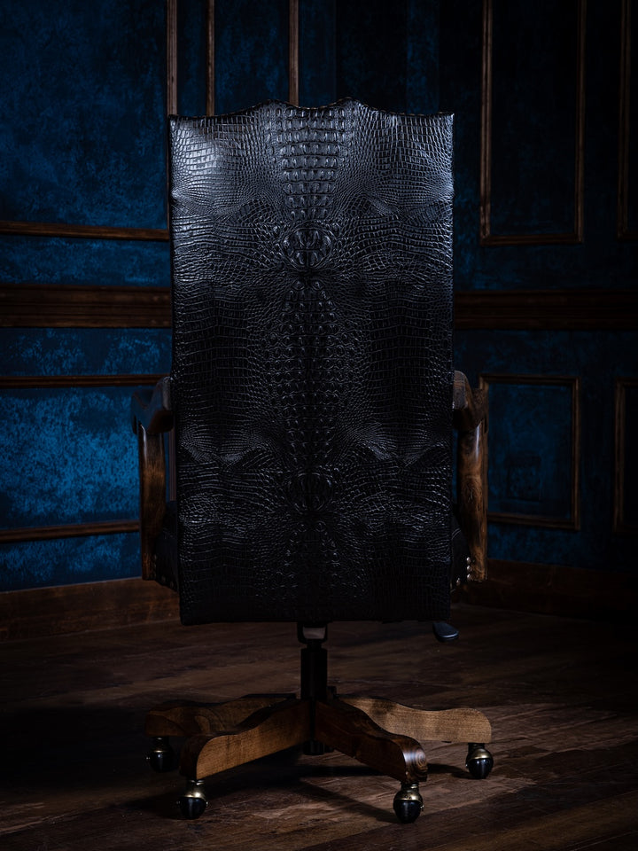 Crocodile Ridge R-Brand Leather Desk Chair