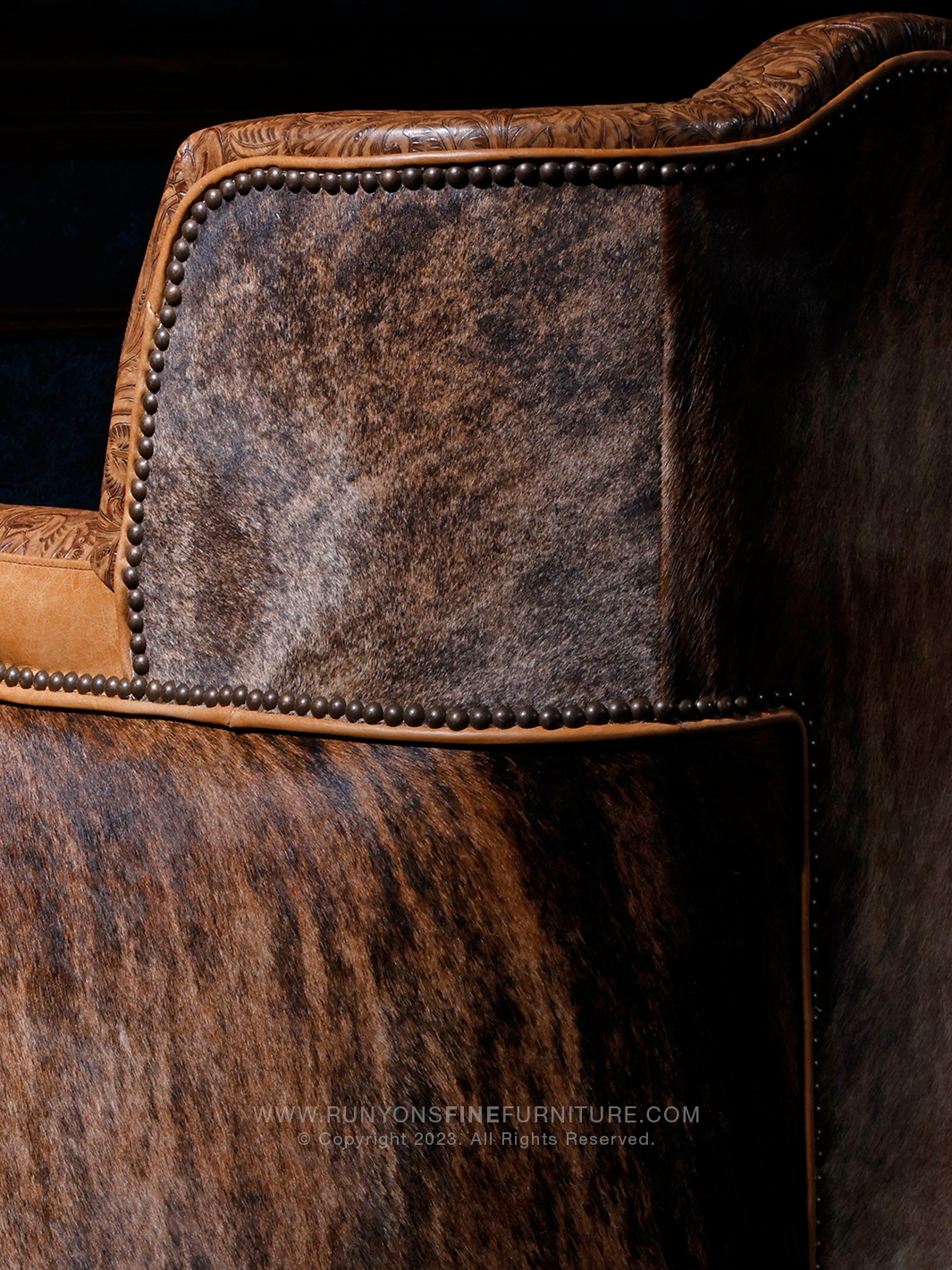 Rustic Western Leather Sofas | Western Cowhide Sofas | High End Western ...