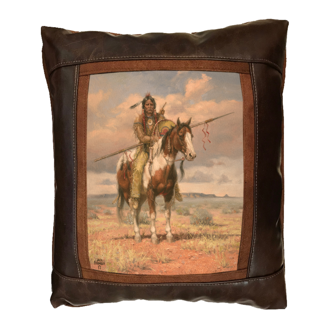 Comanche and Horse Sweetwater Pillow