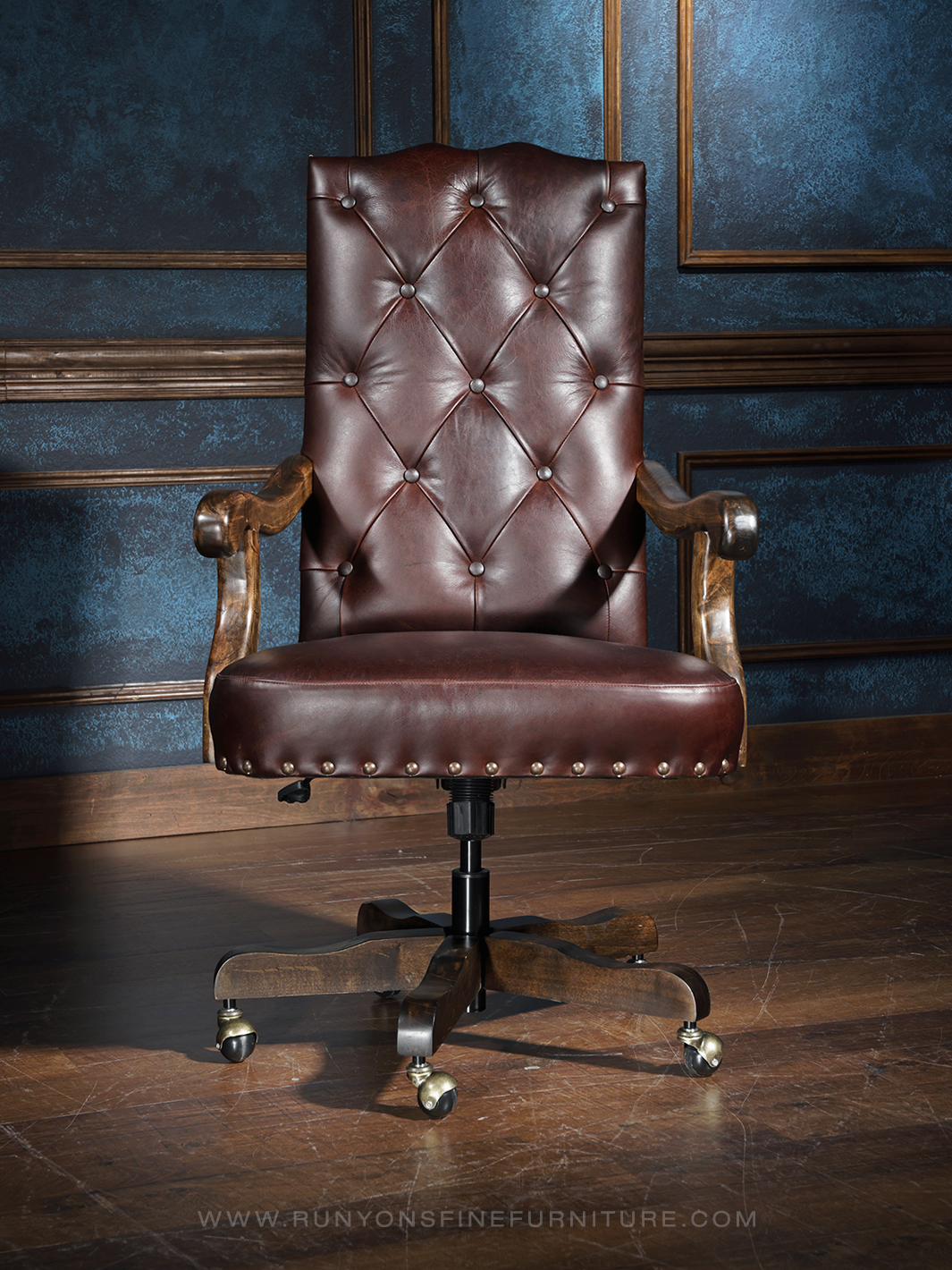 Crocodile Sienna Western Desk Chair