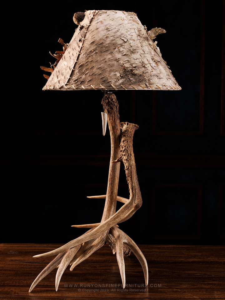 Mountain Lodge Antler Table Lamp