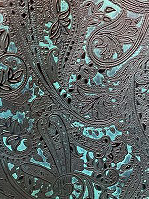 Paisley AQUA material sample