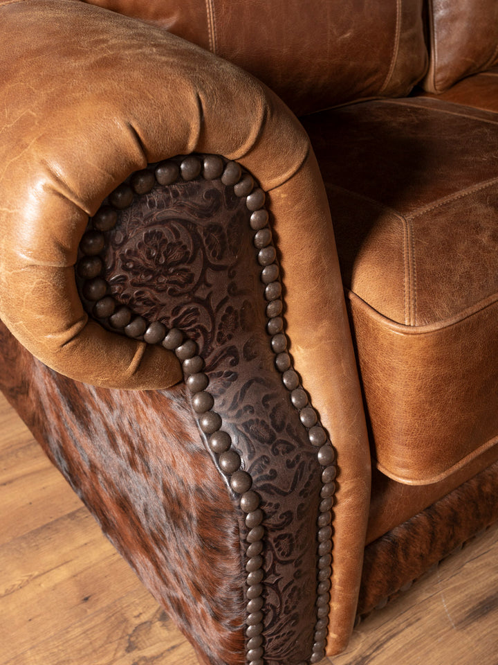 Saddle Ridge Leather Sectional Sofa