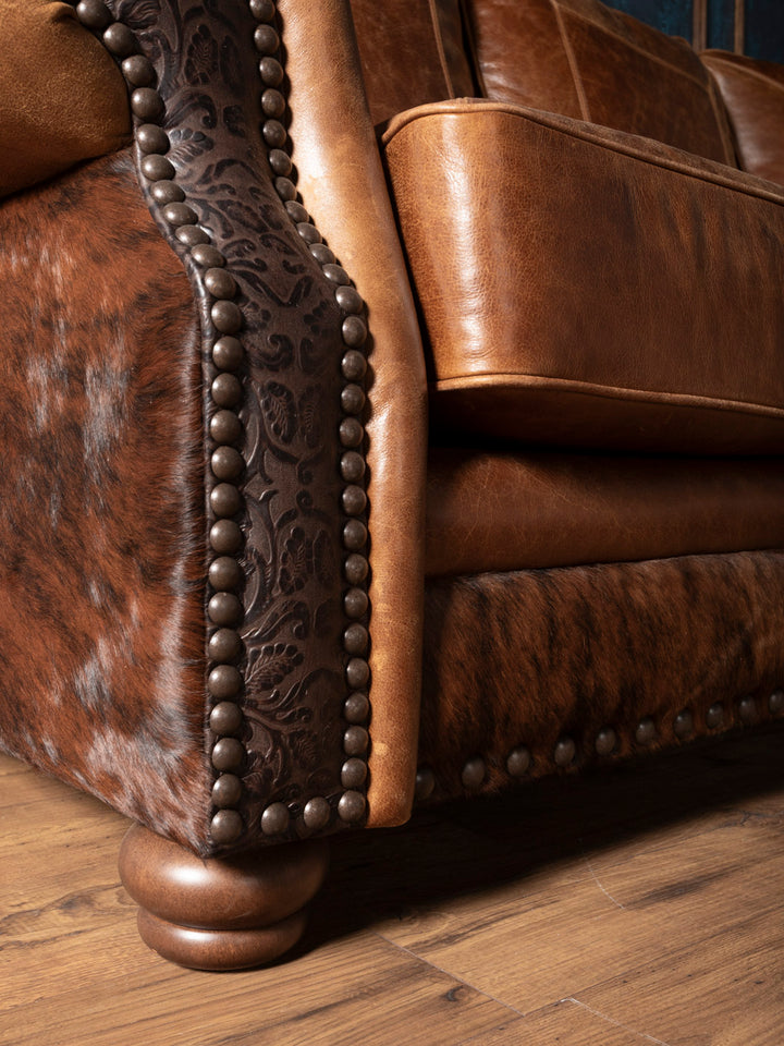 Saddle Ridge Leather Sectional Sofa