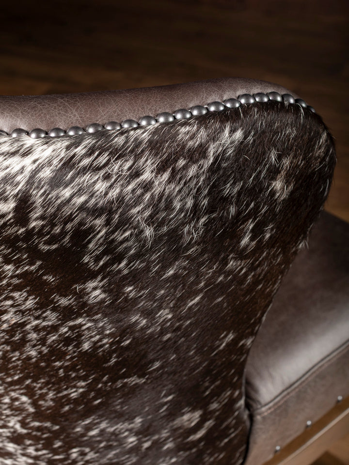 Speckled Saddleback Leather Bar Stool