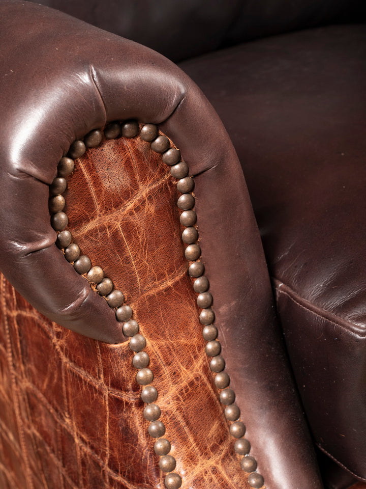 Copperhide Leather Bronco Recliner