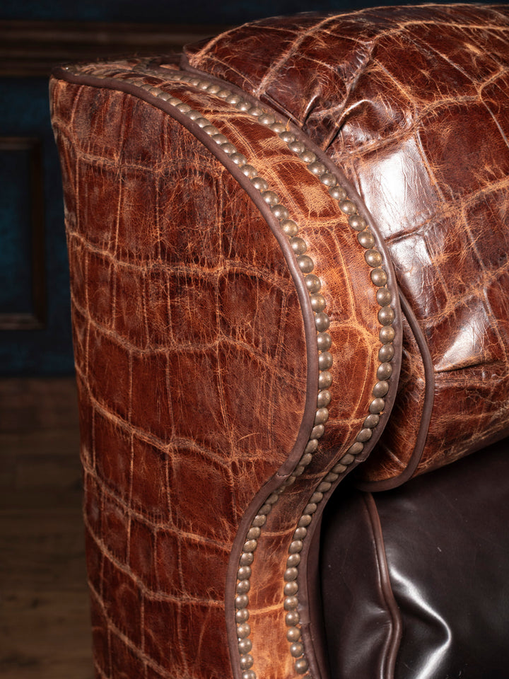 Copperhide Leather Bronco Recliner
