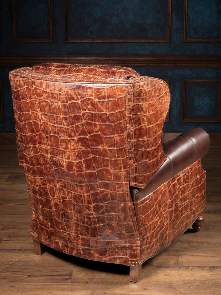 Copperhide Leather Bronco Recliner