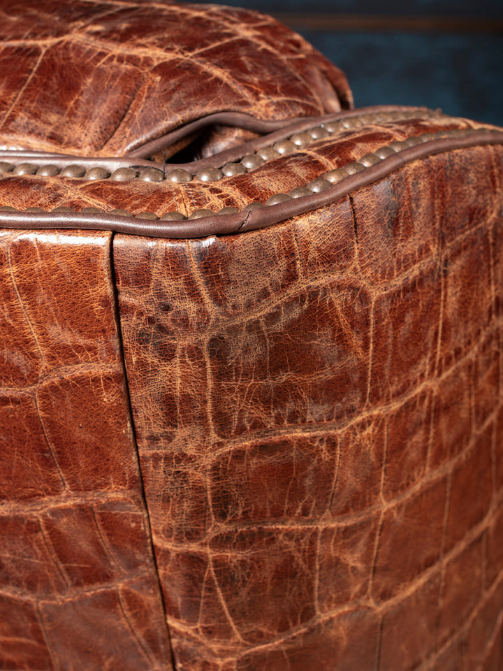 Copperhide Leather Bronco Recliner