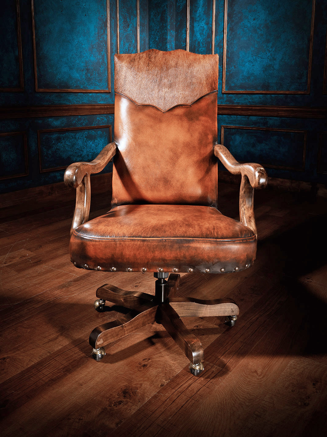 Sanderson Western Leather Desk Chair