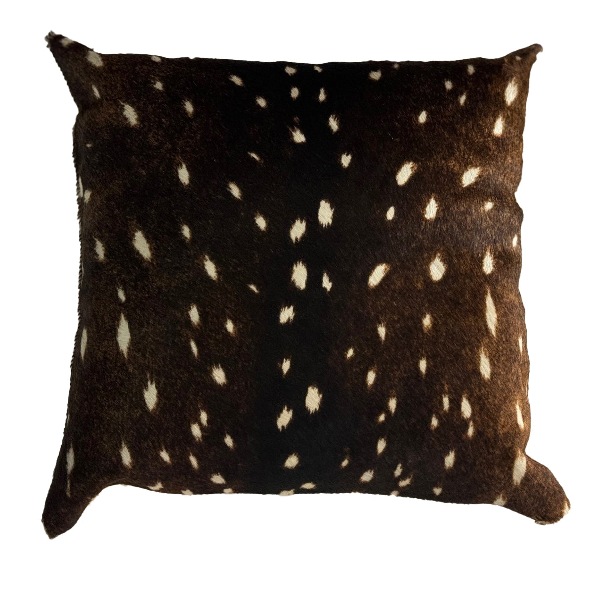 square pillow with printed axis hide