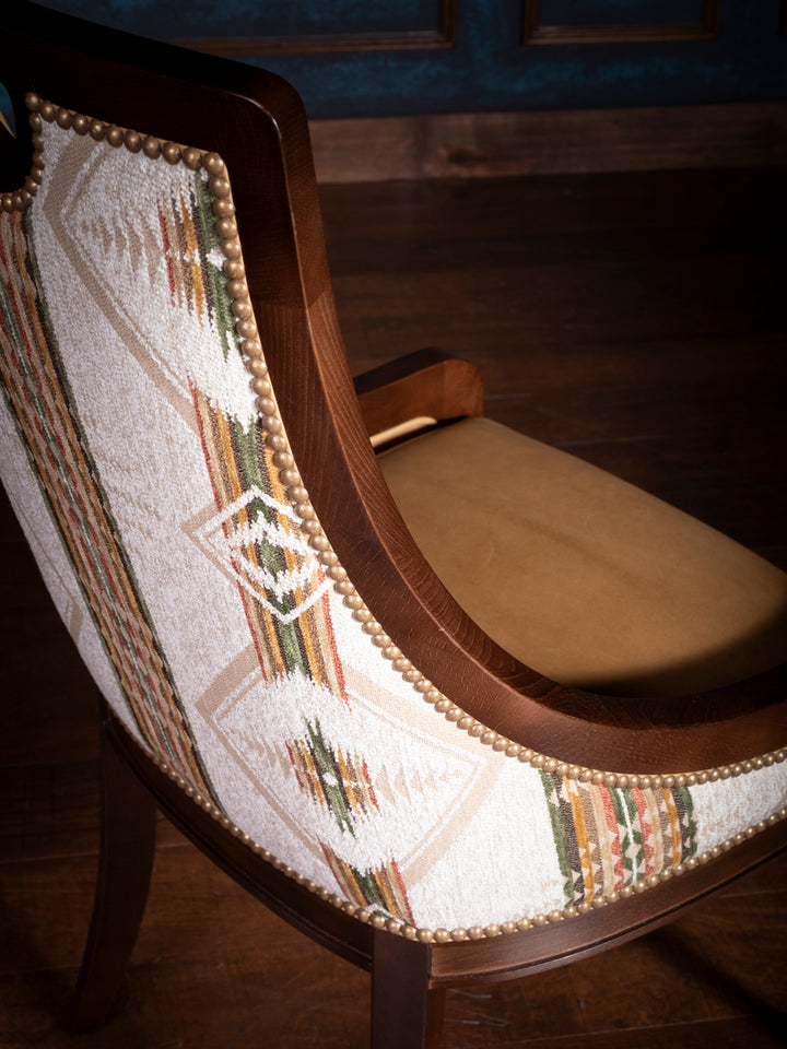 Trail Ride Leather Dining Chair