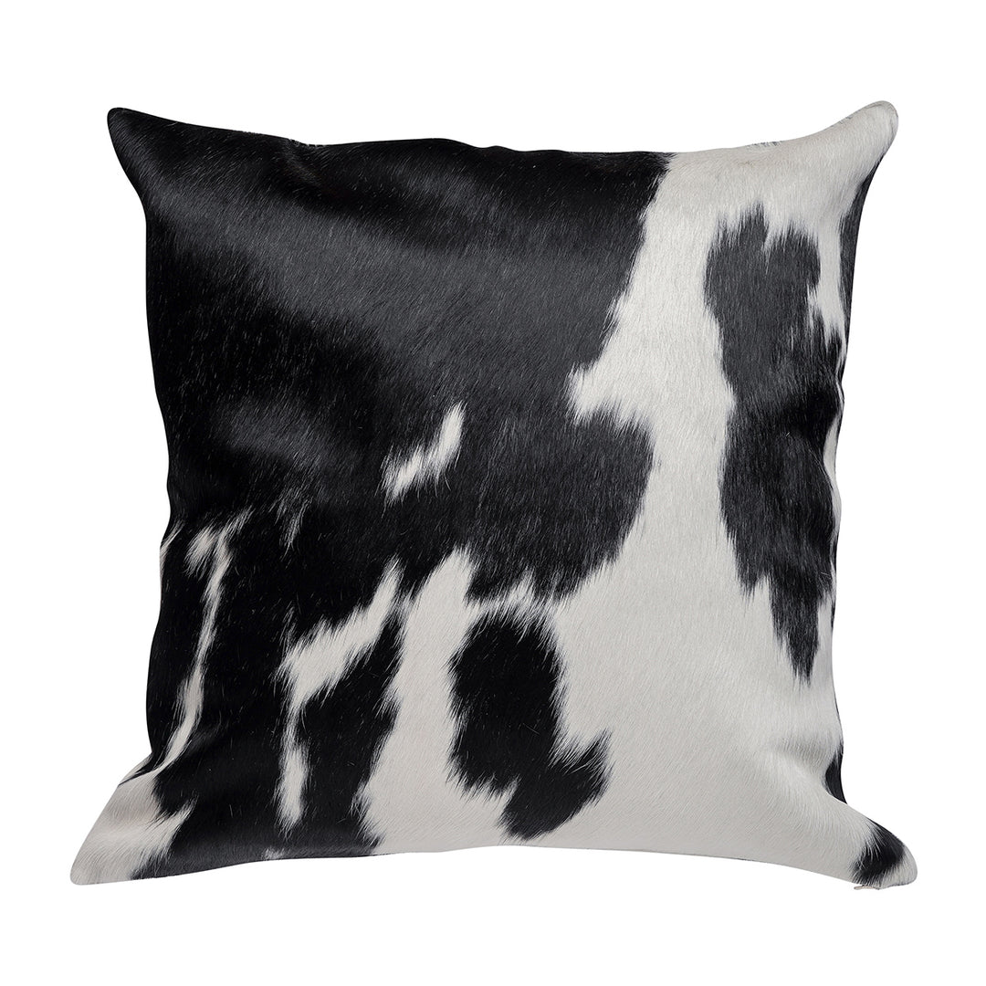 Black & White Cowhide Pillow