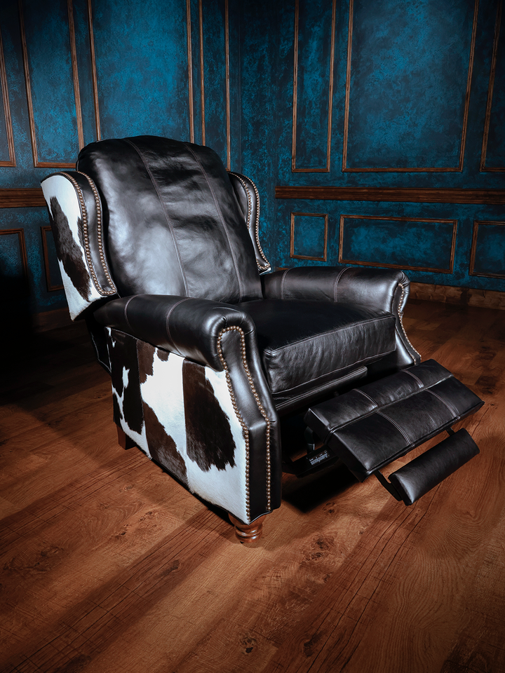 Bodacious Leather & Cowhide Recliner