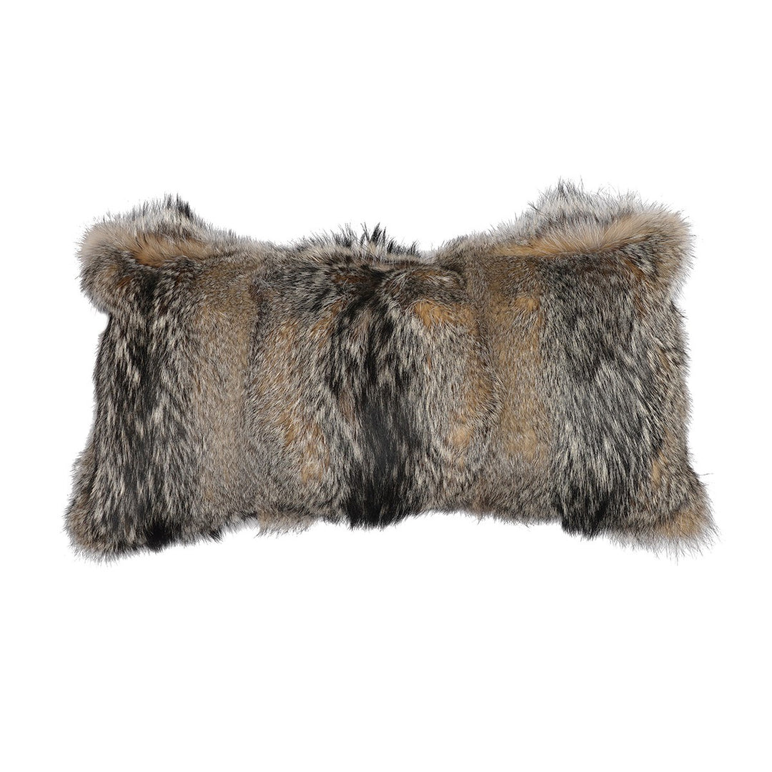 Provincial Fox Fur Pillow