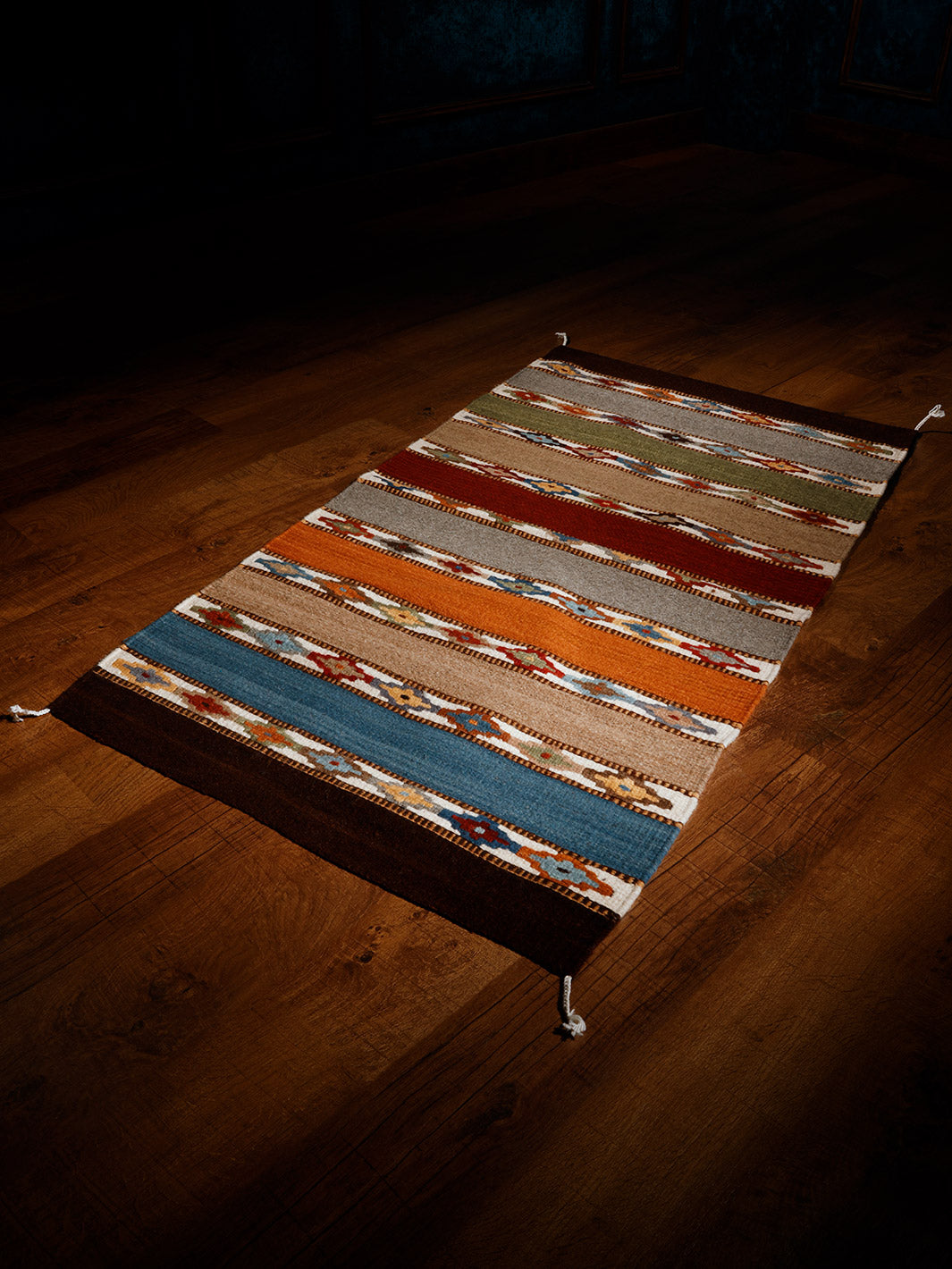 colorful hand woven western rug