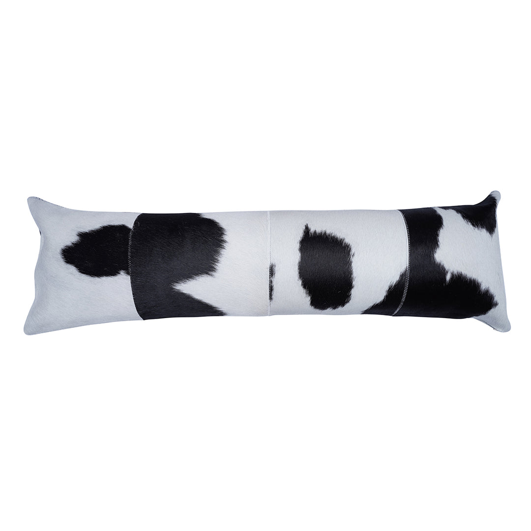 Black & White Cloudy Patch Pillow