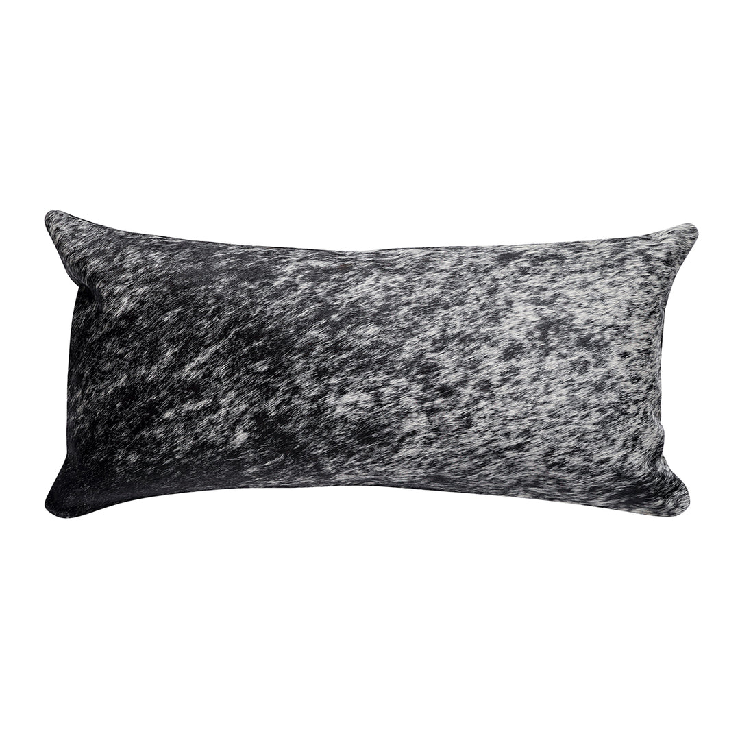 Black & White Salt & Pepper Solid Pillow