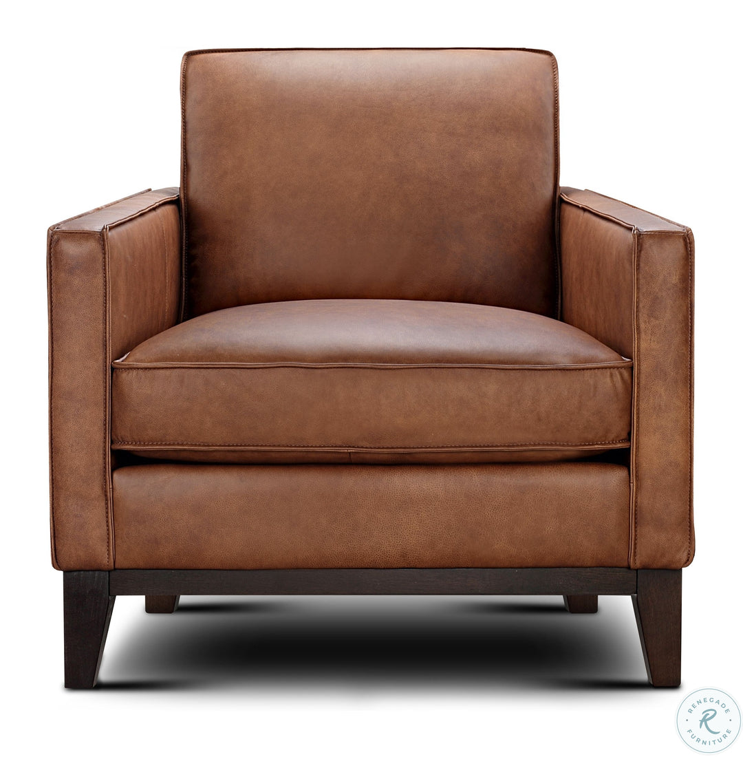 Chelsea Honey Leather Chair
