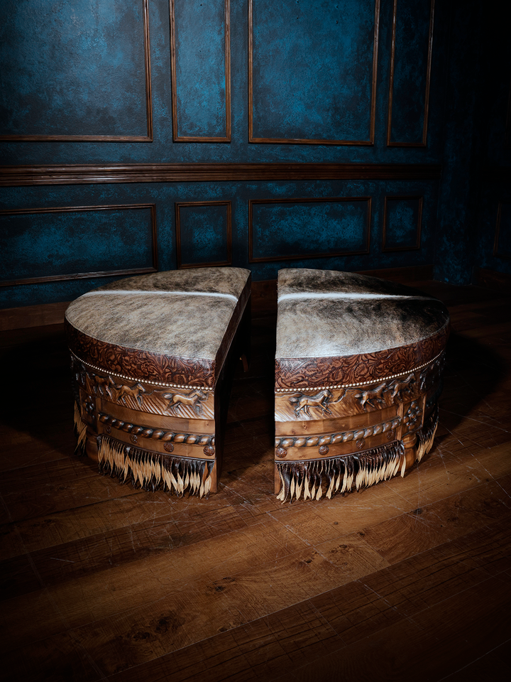 The Cattle King Ranch Ottoman