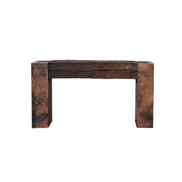 Shallow Copper Console Table