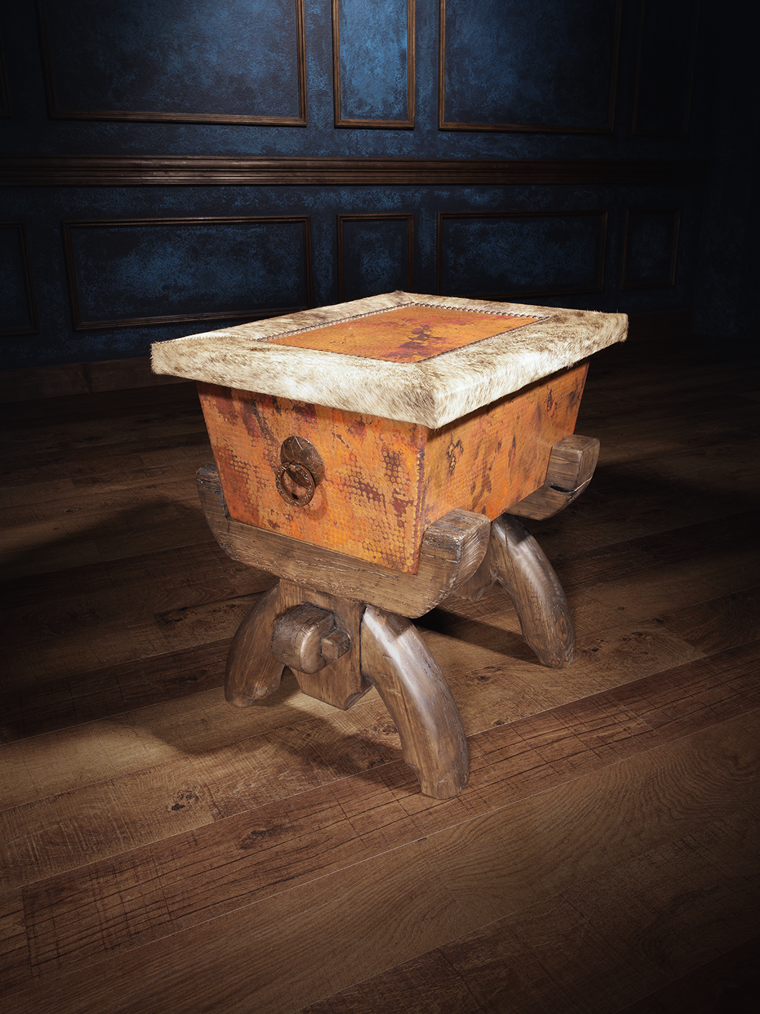 Chuck Wagon Accent Side Table