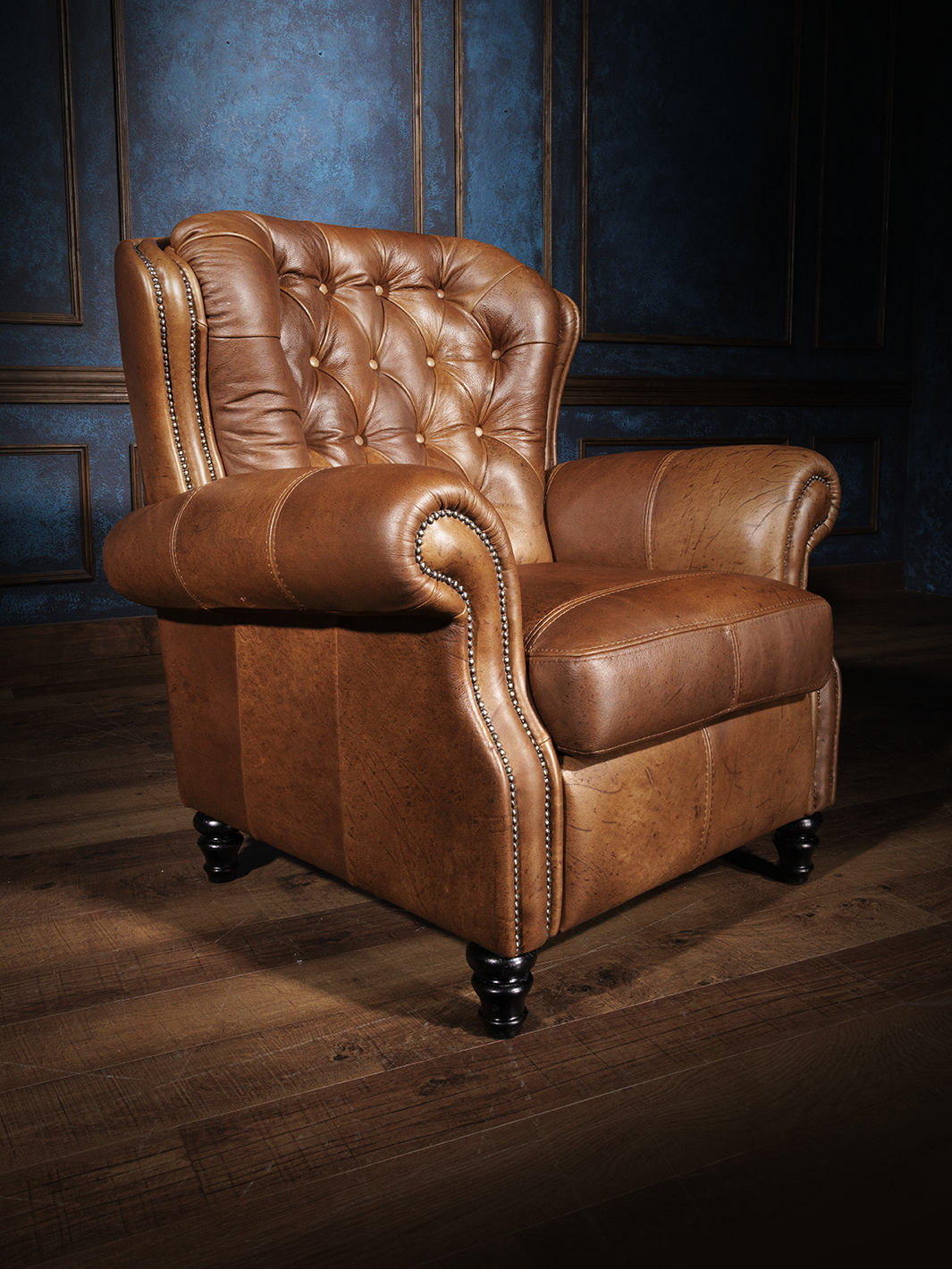 Remington Leather Accent Chair