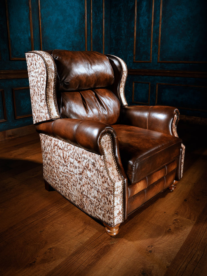 Lucky Strike Western Leather Recliner