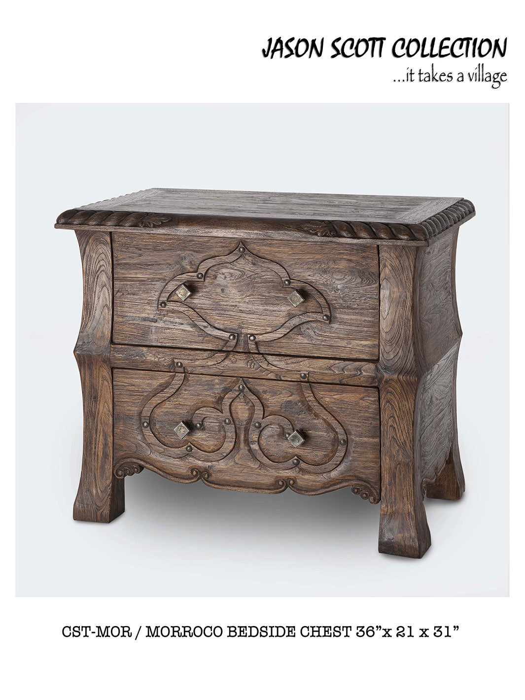 Jason Scott Morroco Bedside Chest